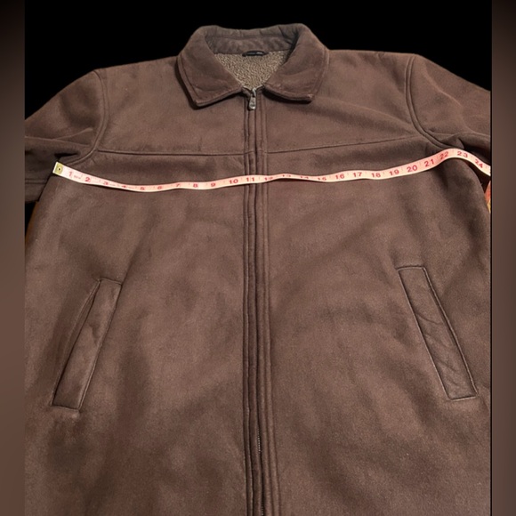 Vintage Joseph Barry By Adler brown Suede Jacket Sz L Unisex Pristine Condition - Picture 3 of 9